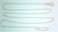 Collana Sommer Donna Catene in Oro giallo ROLO 42 CM PI Q/C 1,10 G - ROLO 42 CM PI Q/C 1,10 G